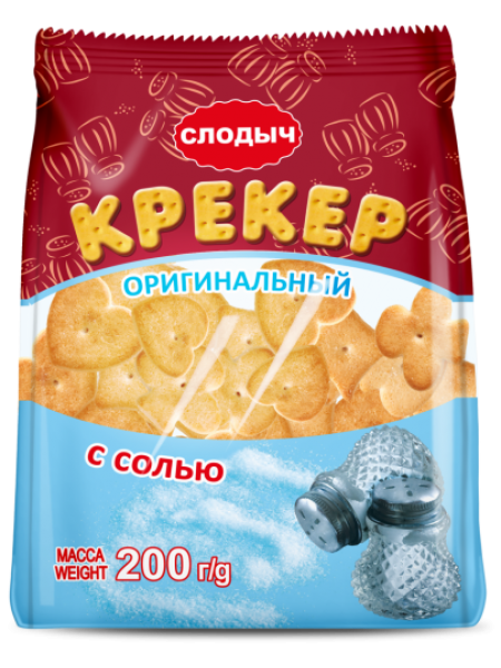 Крекер Оригин. с Солью 200 г Солодыч